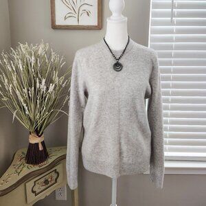 Vince - Long Sleeve Sweater - Light Heather Grey - Medium